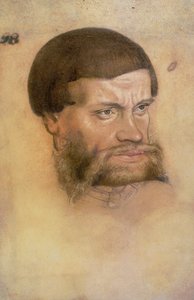 ザクセンの選挙人ジョン・ザ・ステイドファストと思われる肖像画（クレヨンとトイレ）